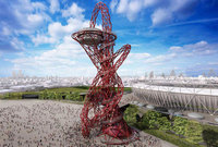 Brzká budoucnost. ArcelorMittal Orbit v Londýně (vedle olympijského stadionu).