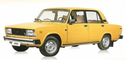 Žádaný vůz Lada 2105. Konstrukčně patří do minulého století.