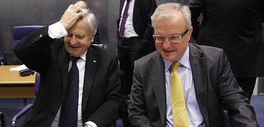 Trichet a Rehn.