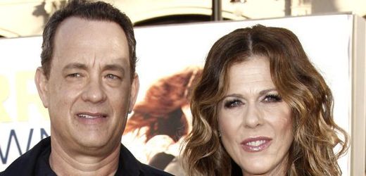 Tom Hanks s manželkou Ritou.