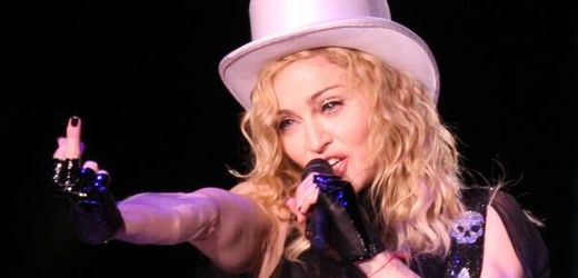 Madonna na svém předloňském pražském koncertě. 