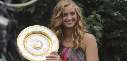 Wimbledonská vítězka Petra Kvitová.