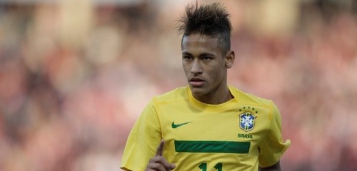 Brazilská fotbalová hvězda Neymar.