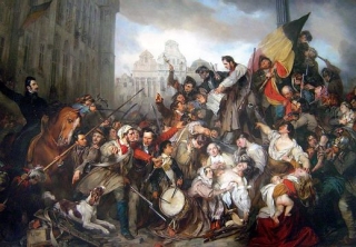 Vznik Belgie - revoluční dny roku 1830.