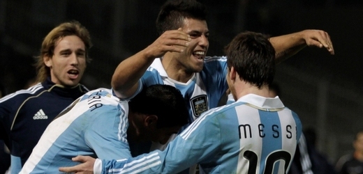 Radost vítězné Argentiny.