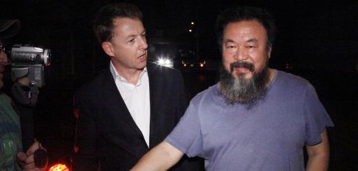Aj Wej-wej po propuštění z vězení.