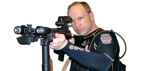 Anders Behring Breivik, pachatel atentátů v Oslu a na nedalekém ostrově.  