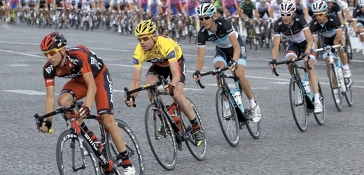 Momentka z letošní Tour de France.