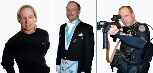 Norský vraždící narcista Anders Breivik.