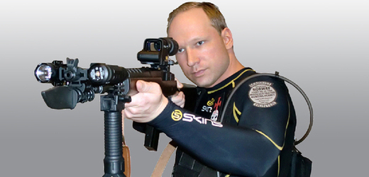 Anders Breivik, pachatel děsivého útoku na Norsko.