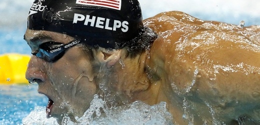 Americký plavecký fenomén Michael Phelps.