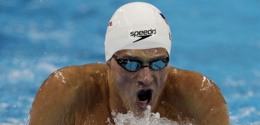 Americký plavec Ryan Lochte, nový světový rekordman.