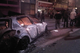 V ulicích londýnské čtvrti Tottenham propuklo násilí.
