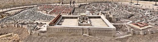 Druhý jeruzalémský chrám. Model v Jeruzalémě. 