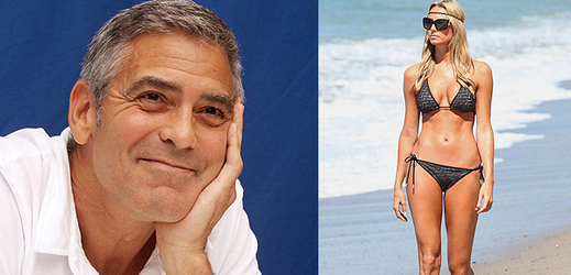 Americký herec George Clooney randí se Stacy Keiblerovou.