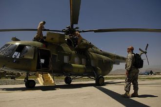 Mi-17 v Afghánistánu.