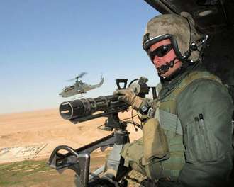 Americké vrtulníky nad Irákem.