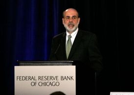 Šéf americké centrální banky Ben Bernanke.