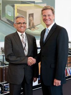 Westerwelle 26. srpna přivítal nového libyjského ambasadora.