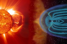 Nabité částice ze slunce mohou na Zemi vyvolat geomagnetickou bouři.