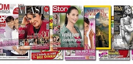 Na trhu s časopisy budou další změny (ilustrační foto s tituly z vydavatelství Sanoma).
