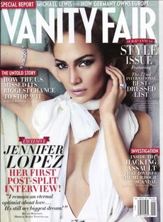 Jennifer Lopezová pózuje pro Vanity Fair.