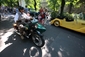 Na Petříně se předvedlo i několik historických motocyklů.
