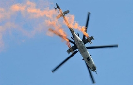 Bitevní vrtulník Mil Mi-24.