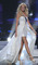 Holandská Miss Kelly Weekersová v elegantné bílé róbě. (Foto: ČTK/AP)