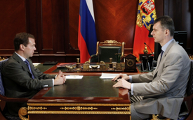 Když Prochorov v červnu stanul v čele strany, dočkal se audience v Kremlu. 