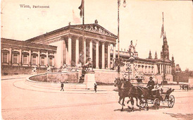 Vídeňský parlament. 