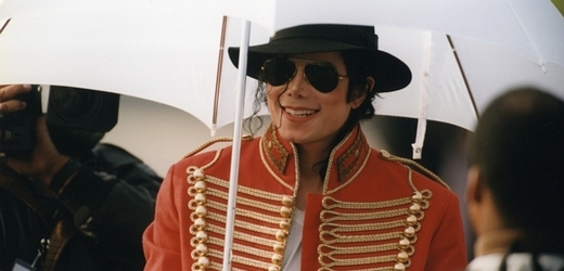 Michael Jackson během své pražské návštěvy.