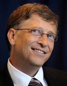 Jobsův přítel i konkurent Bill Gates.