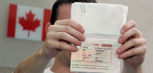 Rušení víz pro Čechy do Kanady se odkládá (ilustrační foto).