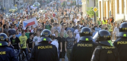 Na demonstraci v Ústí bude dohlížet 400 policistů (ilustrační foto).