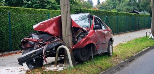 Spolujezdec zemřel poté, co auto narazilo do stromu (ilustrační foto).