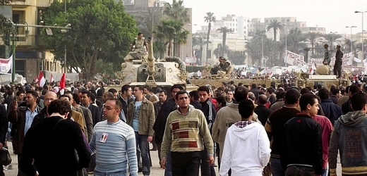 Káhirské náměstí Svobody - Tahrír.