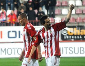 David Kalivoda gólem rozhodl o porážce Slavie, přesto fanoušci červenobílých skandovali jeho jméno.