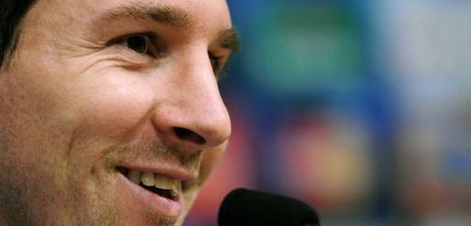 Usměvavý Lionel Messi.