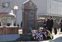Pomník padlým legionářům v Čeljabinsku.