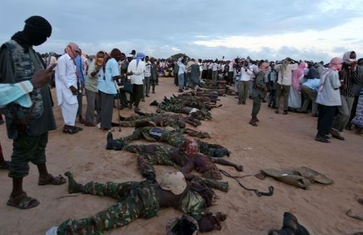 Zabití burundští vojáci AU.