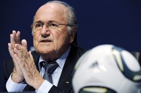 Prezident Mezinárodní fotbalové federace (FIFA) Sepp Blatter.