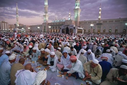 V Medíně během ramadánu.
