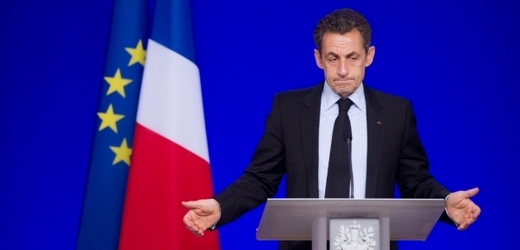 Francouzský prezident Nicolas Sarkozy na summitu EU.