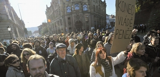 Češi jsou nepokojení s politickou situací v zemi (ilustrační foto).