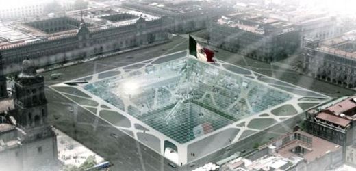 V Mexiku chtějí postavit dům ve tvaru obrácené, podzemní pyramidy.