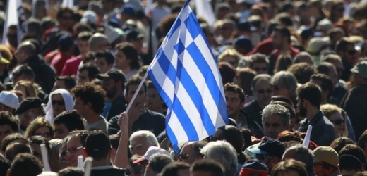 Řekové protestují.