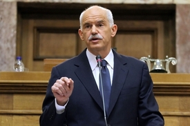 Řecký premiér Jorgos Papandreu.