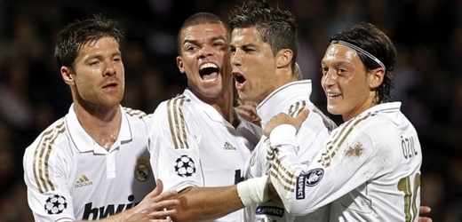 Radost fotbalistů Realu Madrid.