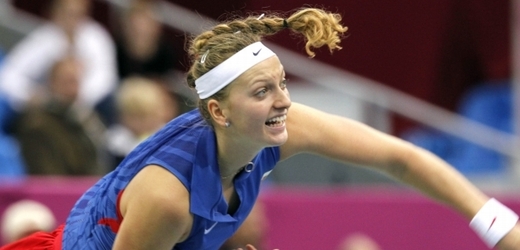 Petra Kvitová v úvodním utkání Fed Cupu porazila Marii Kirilenkovou.